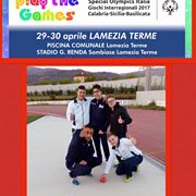 Road To Play The Games Atletica Nuoto  Lamezia Terme 2017